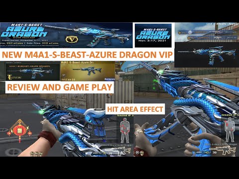CROSSFIRE 3.0 PH NEW M4A1-S-BEAST-AZURE DRAGON VIP
