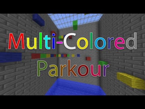Minecraft Custom Map Mondays - Multi-Colored Parkour