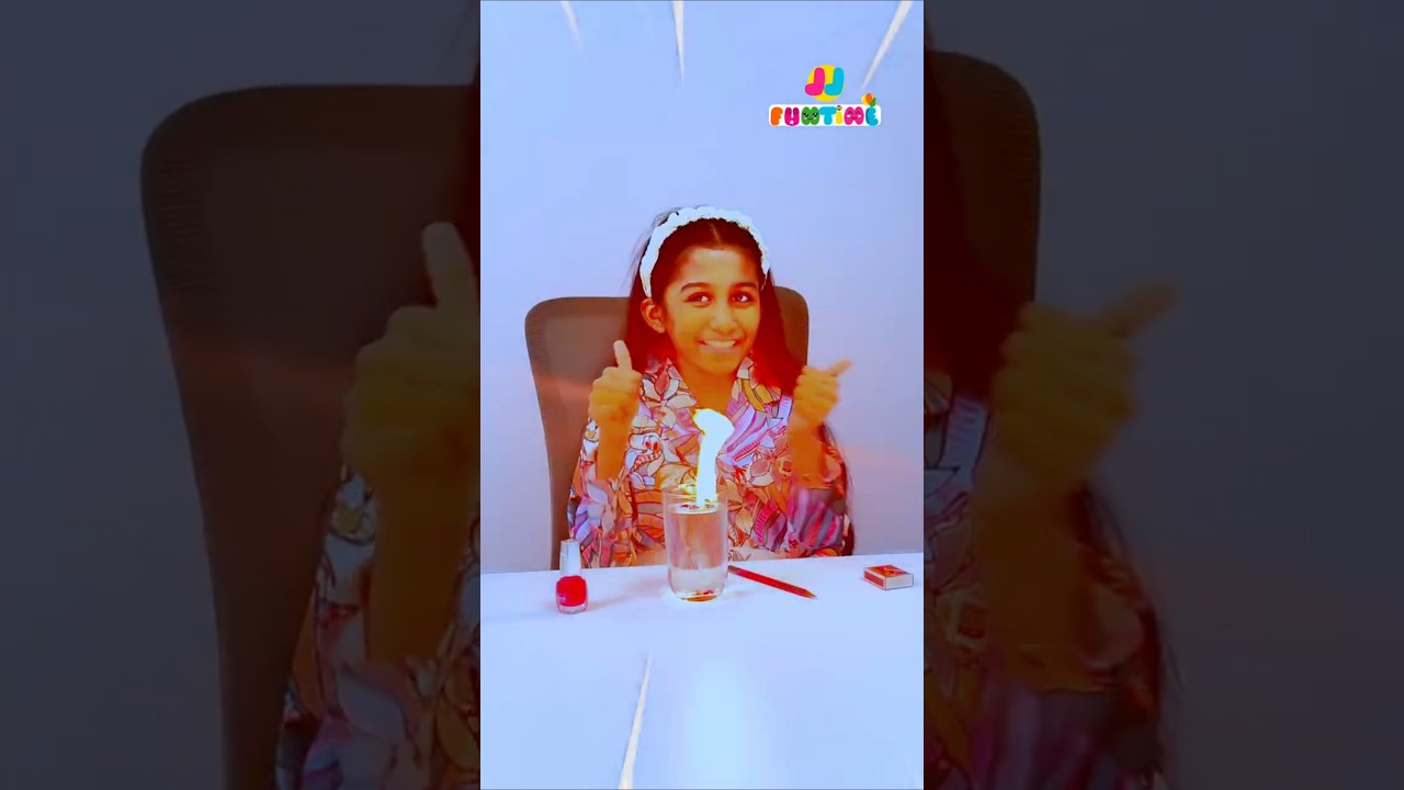 Nail Polish Fire Experiment #sciencefacts #crazyexperiment #fireexperiments