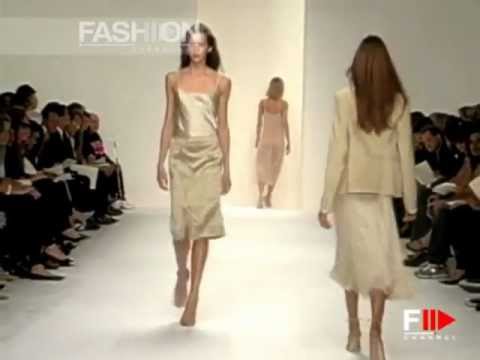 "Calvin Klein" Spring Summer 2003 New York Part 1 of 3 Pret a Porter Woman by FashionChannel