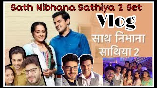 Saath Nibhana Saathiya 2 || Set || Vlog || Lovlesh Khaneja || Luvynavy Vlogs || Ashar Khan || BTS video