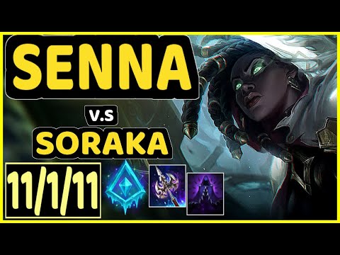 ERYON (SENNA) vs SORAKA - 11/1/11 KDA BOTTOM SUPPORT GAMEPLAY - BR Ranked DIAMOND
