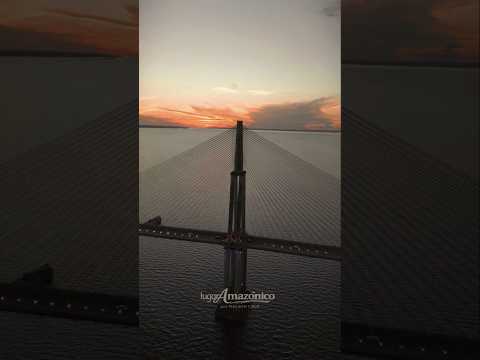 Por do Sol incrível Ponte Sobre o Rio Negro - Manaus