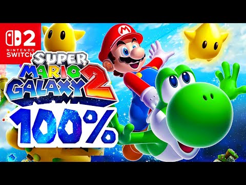 Super Mario Galaxy 2 (Nintendo Switch 2) - 100% Longplay Full Game Walkthrough Gameplay Guide
