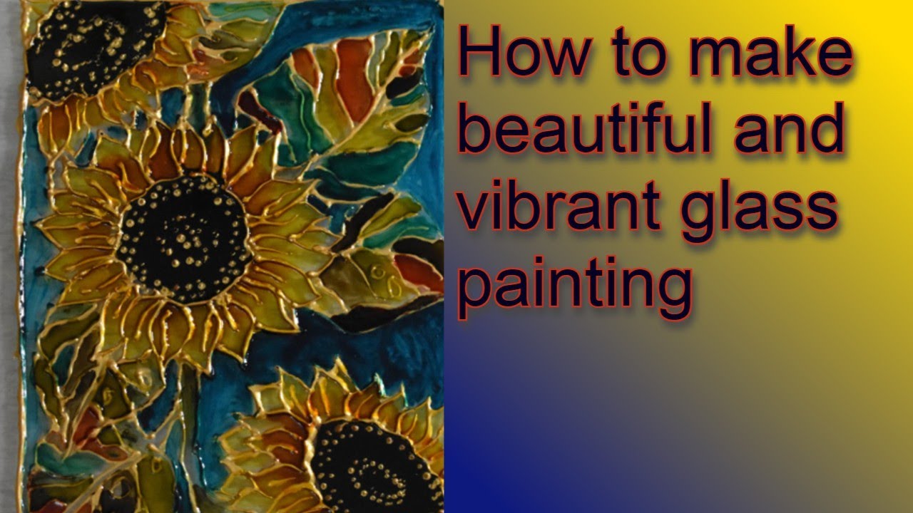 Glass Painting Tutorial for beginners