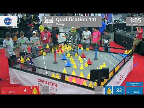 2018 VEXU Design Q141 - YNOT vs PUJ1 - 36 to 62