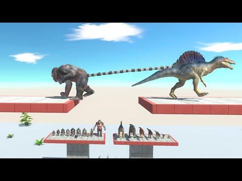 TUG of WAR Carnivore vs Primates - Animal Revolt Battle Simulator