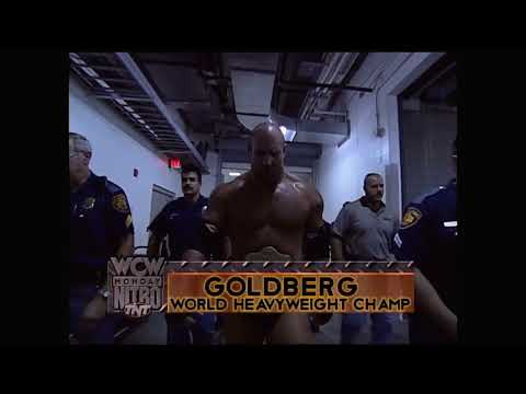 Goldberg's Entrance as the WCW Champion on Nitro after defeating Hogan! | Monday Nitro 1998