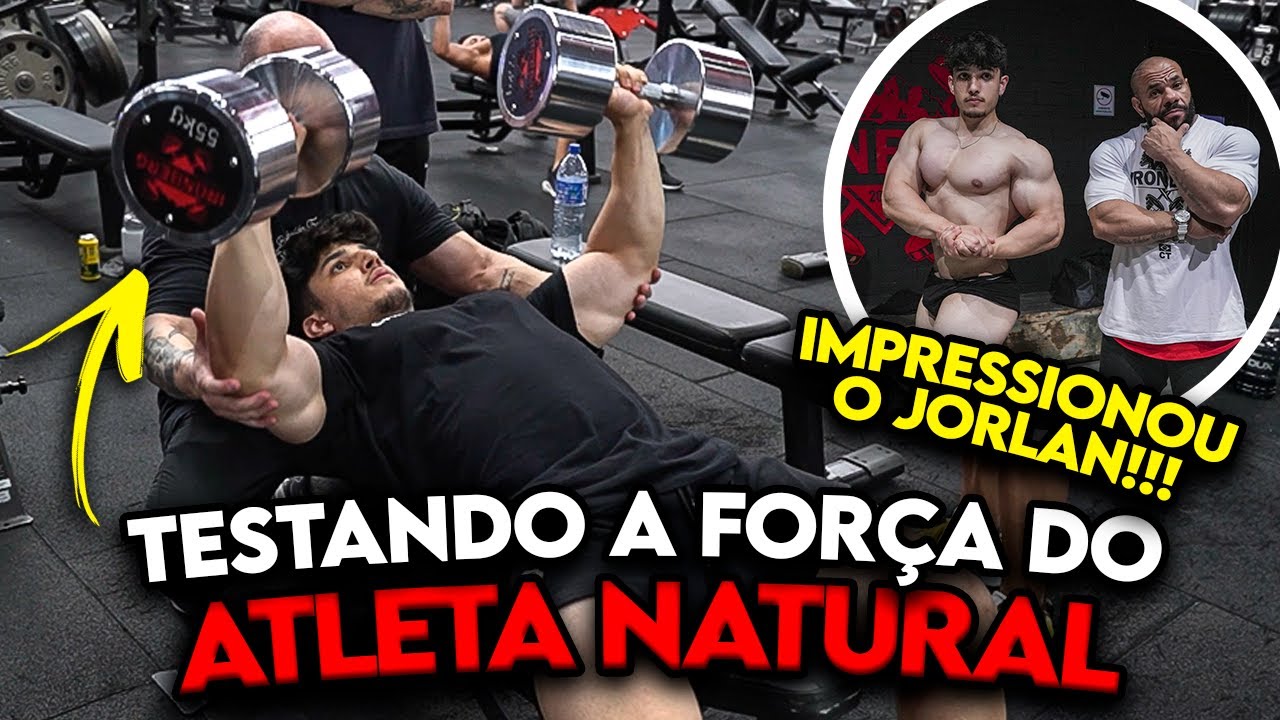 ATLETA NATURAL MAIS FORTE QUE EU JA VI