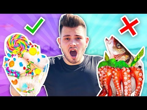 REAL FOOD VS. ICE FOOD ! **Geht Schief**
