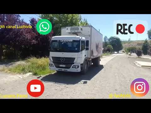 LINDOS CAMIONES EN LA CUIDAD LONCOPUE NEUQUEN ARGENTINA VIDEO 6.626 🚚🚒🚒🚨✴️💯 .