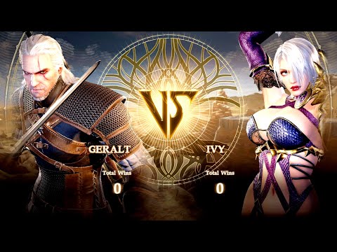Geralt v Ivy - Soulcalibur VI