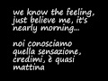 nearly morning - luke sital lyrics + trad ita 