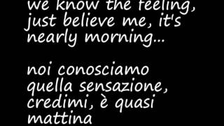 nearly morning - luke sital lyrics + trad ita