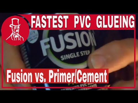 Oatey Fusion vs. primer and pvc cement: faster pvc pipe glueing