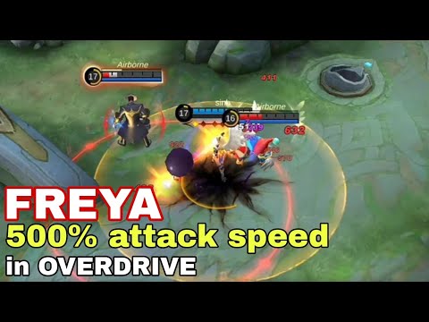 Freya 500% attack speed is the new meta!