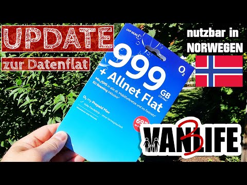 Aktuelle Infos zum o2 Prepaid Max mit 999 GB Datenvolumen nutzbar in Norwegen und Schweden