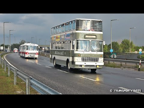 2022.10.01. - 69 db autóbusz felvonulása a IV. Ferihegyi Ikarus találkozón