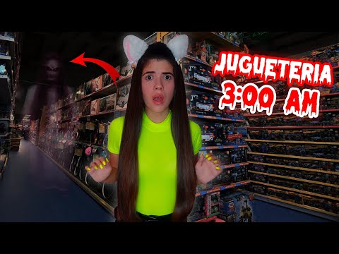 PASÉ la NOCHE en una JUGUETERÍA (NO DEBÍ HACERLO❌) | Ani Cat😻