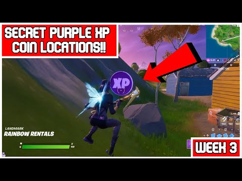 ALL SECRET XP Coin Locations Guide WEEK 3!!! - Fortnite Chapter 2 Season 2