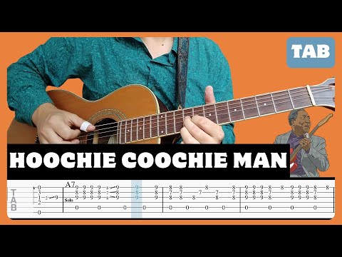 Muddy Waters - Hoochie Coochie Man - Guitar Tab | Lesson | Cover | Tutorial