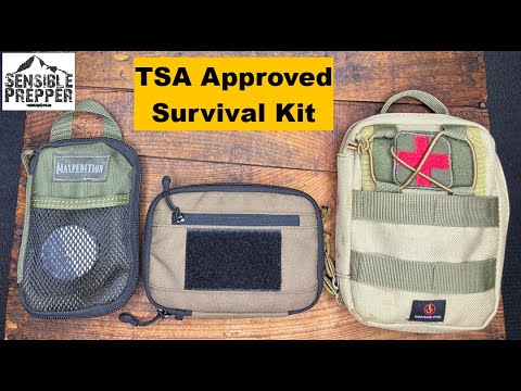 @SensiblePrepper - "TSA Approved Minimal Survival Kit"