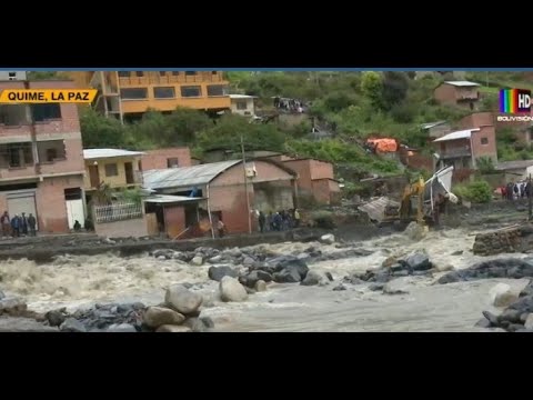 Inundaciones y riadas en el norte de la Paz
