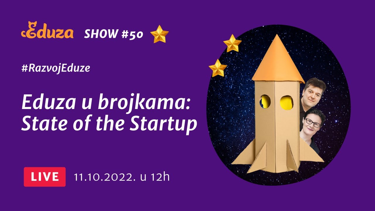 Eduza u brojkama: State of the Startup Q3/22 | Eduza Show #50 UŽIVO
