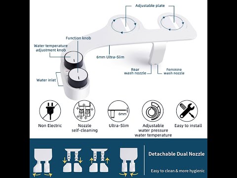 SL22 cold & hot water bidet attachment.