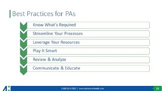 Prior Authorizations Best Practices