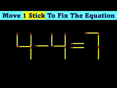 Matchstick Puzzle - Fix The Equation #matchstickpuzzle #simplylogical
