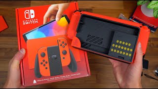 Nintendo Switch OLED Mario Red Edition Unboxing!