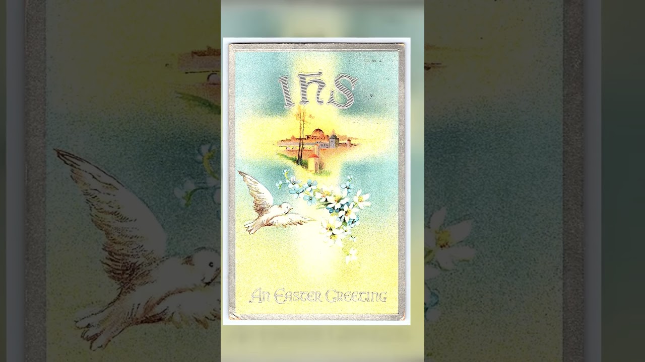B.B. London Easter Greeting Postcard, Divided Back, 1912 Video