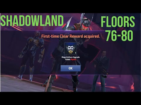 Shadowland Floors 76-80 [Mega Mythic Uniform Ticket] - Marvel Future Fight