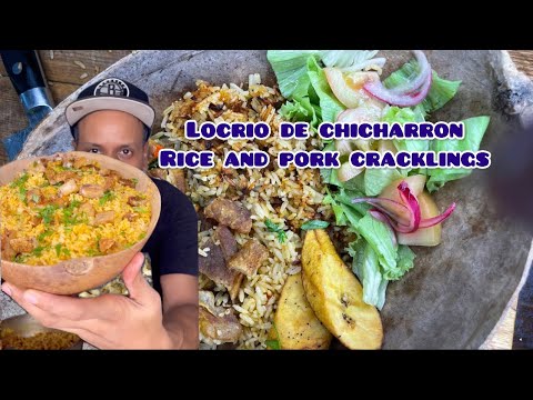Locrio de Chicharrón // Rice and Pork Cracklings.
