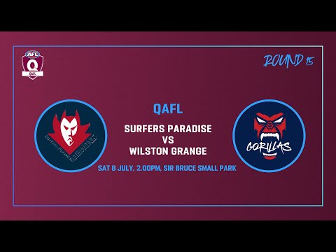 QAFL ROUND 15 - Surfers Paradise v Wilston Grange