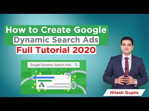 How To Create Google Dynamic Search Ads Full Tutorial 2020 What Is Dynamic Search Ads In Google Ad