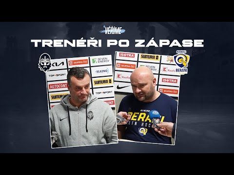 Tisková konference Kladno - Zlín: Jiří Burger a Luboš Jenáček