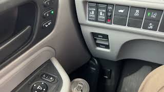 How to open the fuel door on the Honda Odyssey minivan