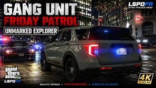 GTA 5 Mods | Gang Unit Friday Gets WILD in an Unmarked Explorer | LSPDFR RTX 5090 4K