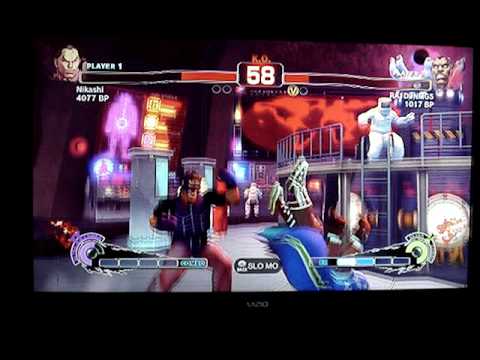 SSF4: Nikashi (Dan) vs Iron E Man (Rog) - GAF XBL 3 vs 3 Team Tourney - Set 2