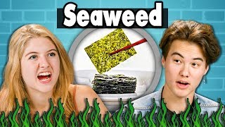 TEENS EAT SEAWEED | Teens Vs. Food