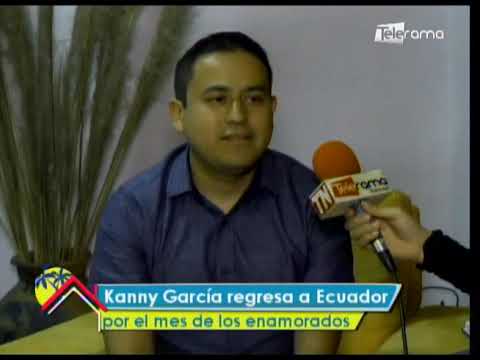 Kanny García regresa a Ecuador por el mes de los enamorados