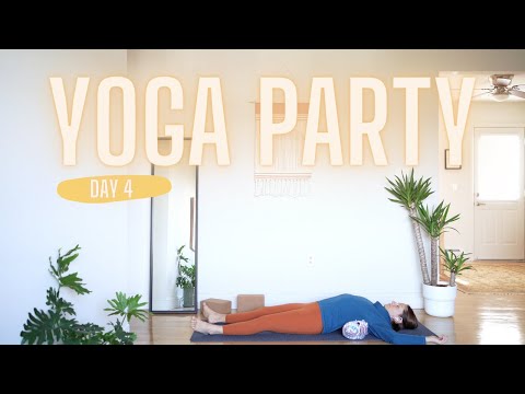 Yin Yoga For Hip Mobility | 30 Day Yoga Party | Day 4