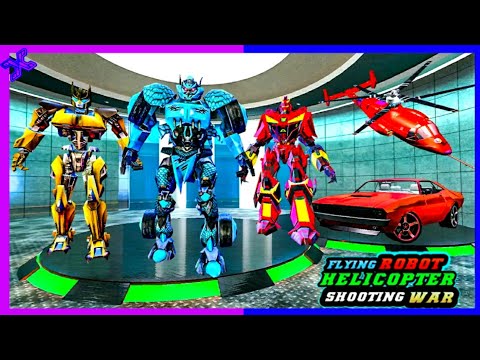 Us Robot Helicopter Transform War Android gameplay