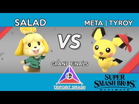 Tripoint Smash 43 - Grand Finals - Salad (Isabelle) Vs. Meta | Tyroy (Pichu)