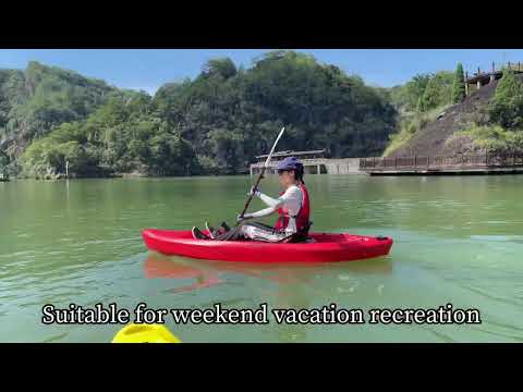 Pvc red adult kayak