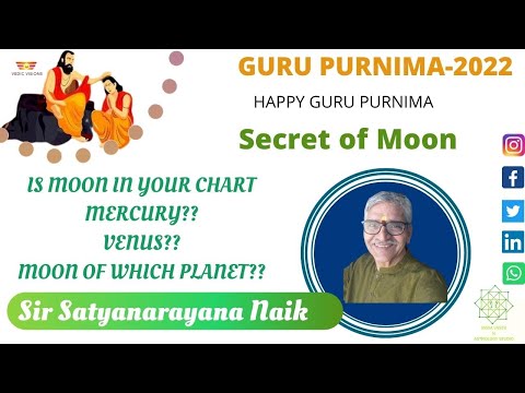 Secret of Moon/ Moon becomes which Planet in your chart? - Sir Satyanarayana Naik