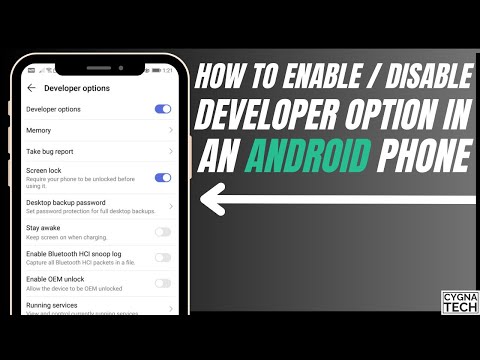 How To Enable/ Disable Developer Options In Android