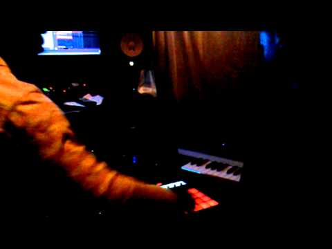 Mekhi Pugh (J Spoc) making a beat @ studio-7yr old